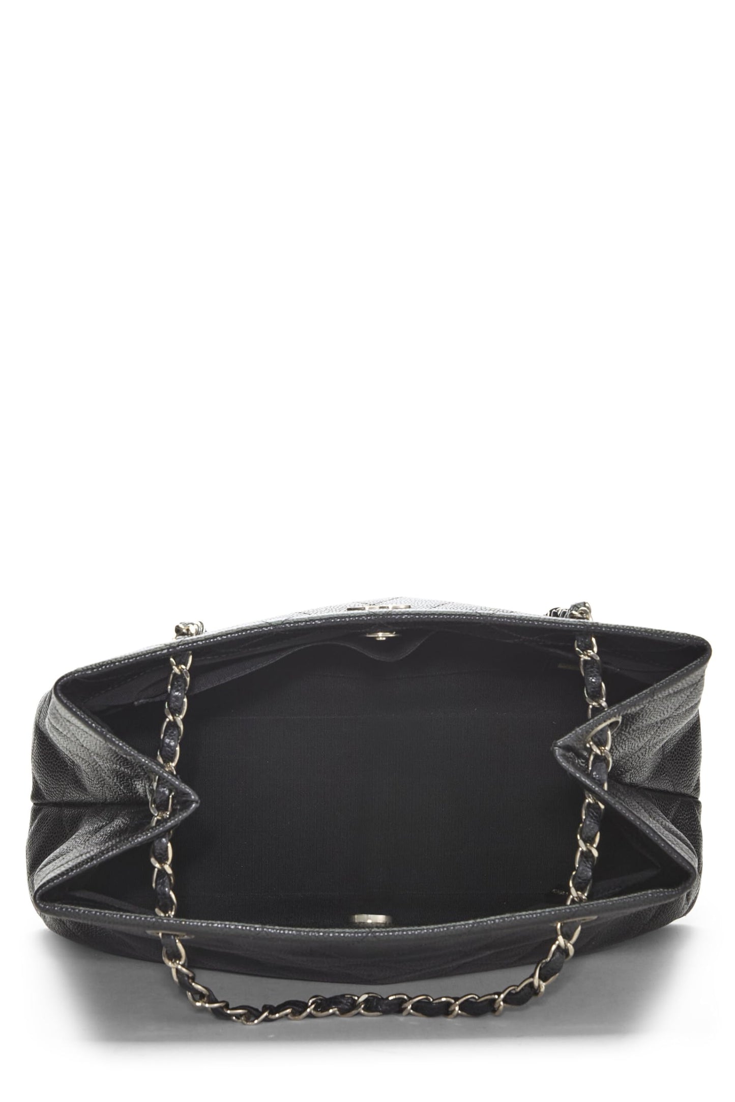 Chanel,  Black Caviar Tote Small, Black