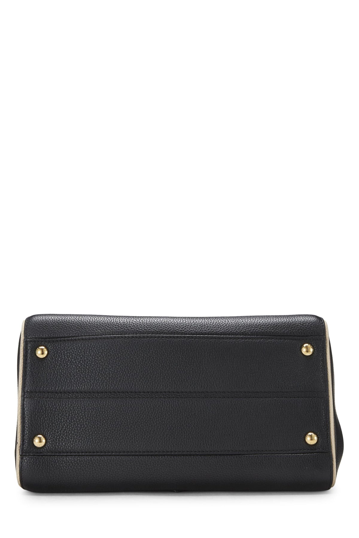 Louis Vuitton,  Black Monogram Leather Double V Bag, Black