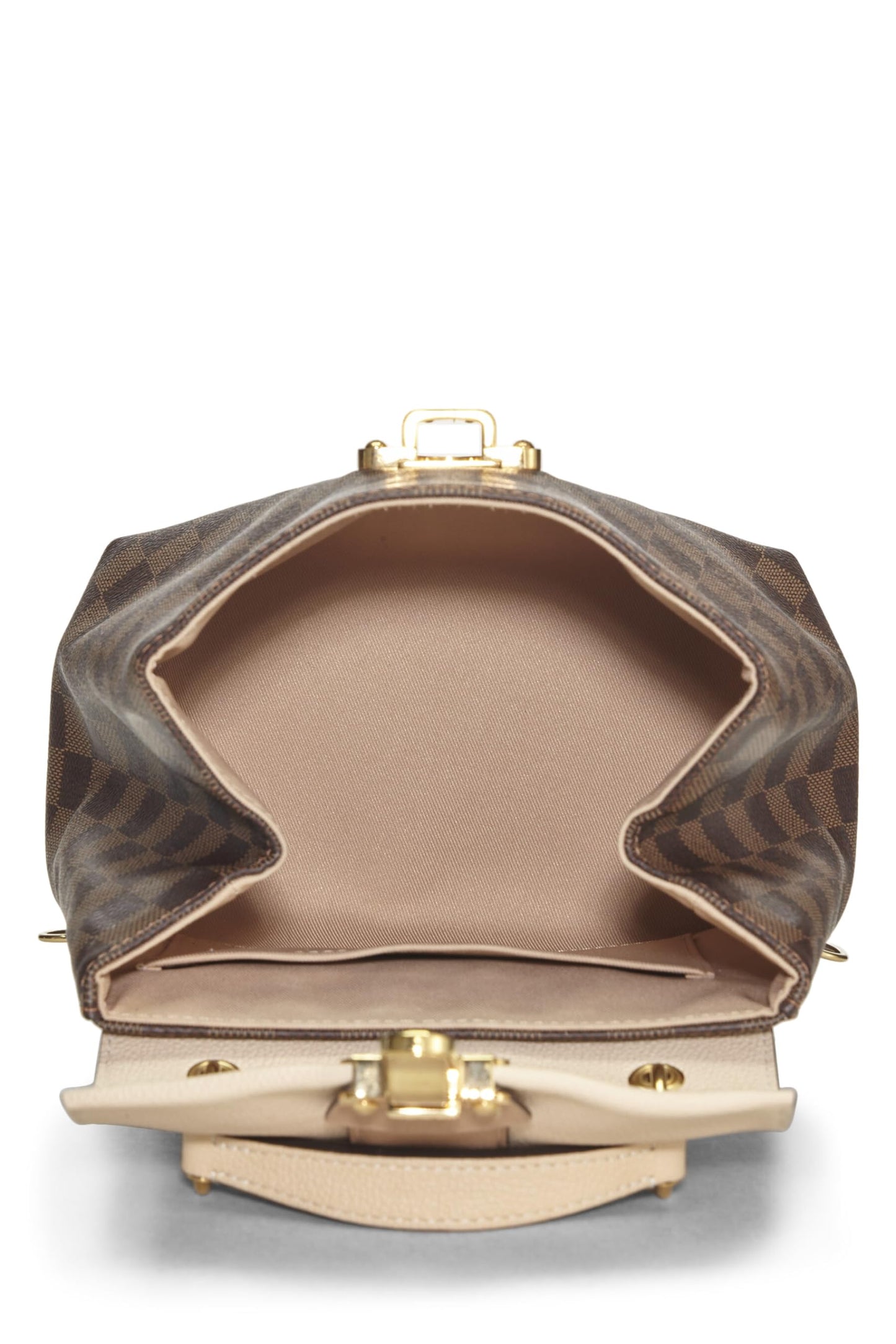Louis Vuitton,  Cream Damier Ebene Clapton Backpack, Beige