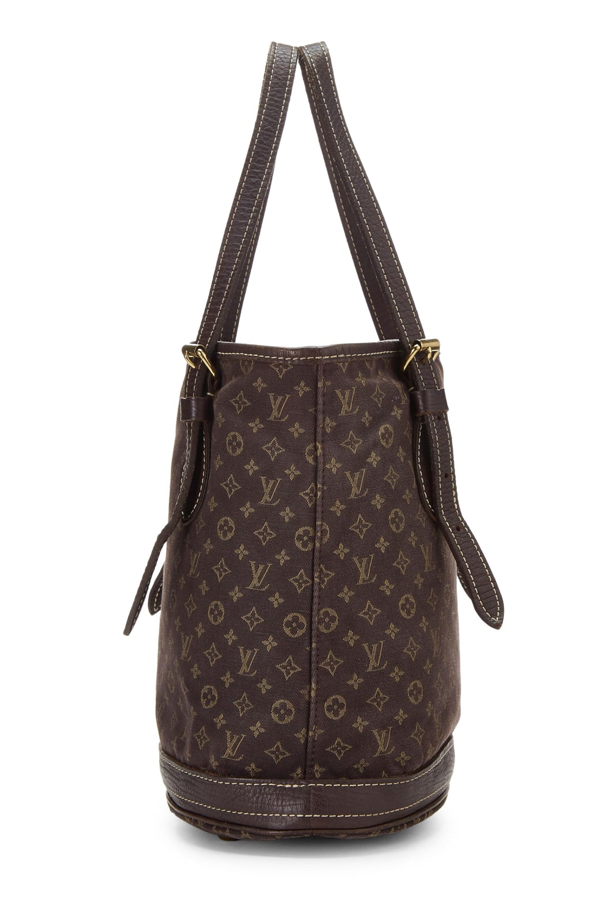 Louis Vuitton,  Brown Monogram Mini Lin Bucket PM, Brown