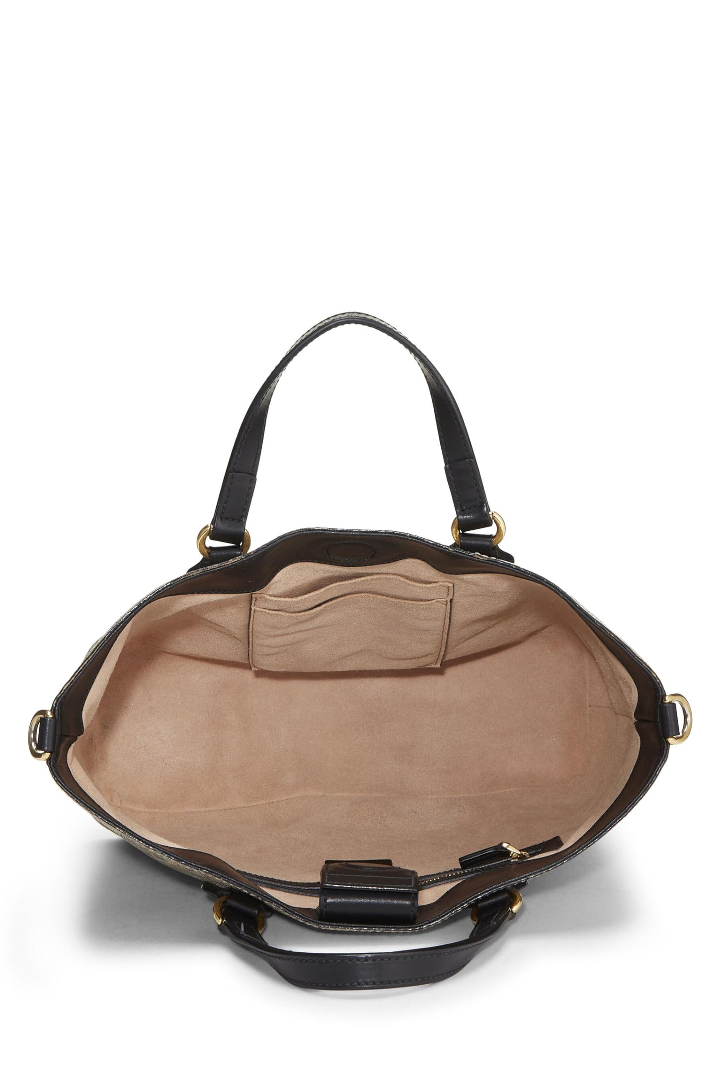Gucci, Black GG Supreme Canvas Bee Tote Small, Black