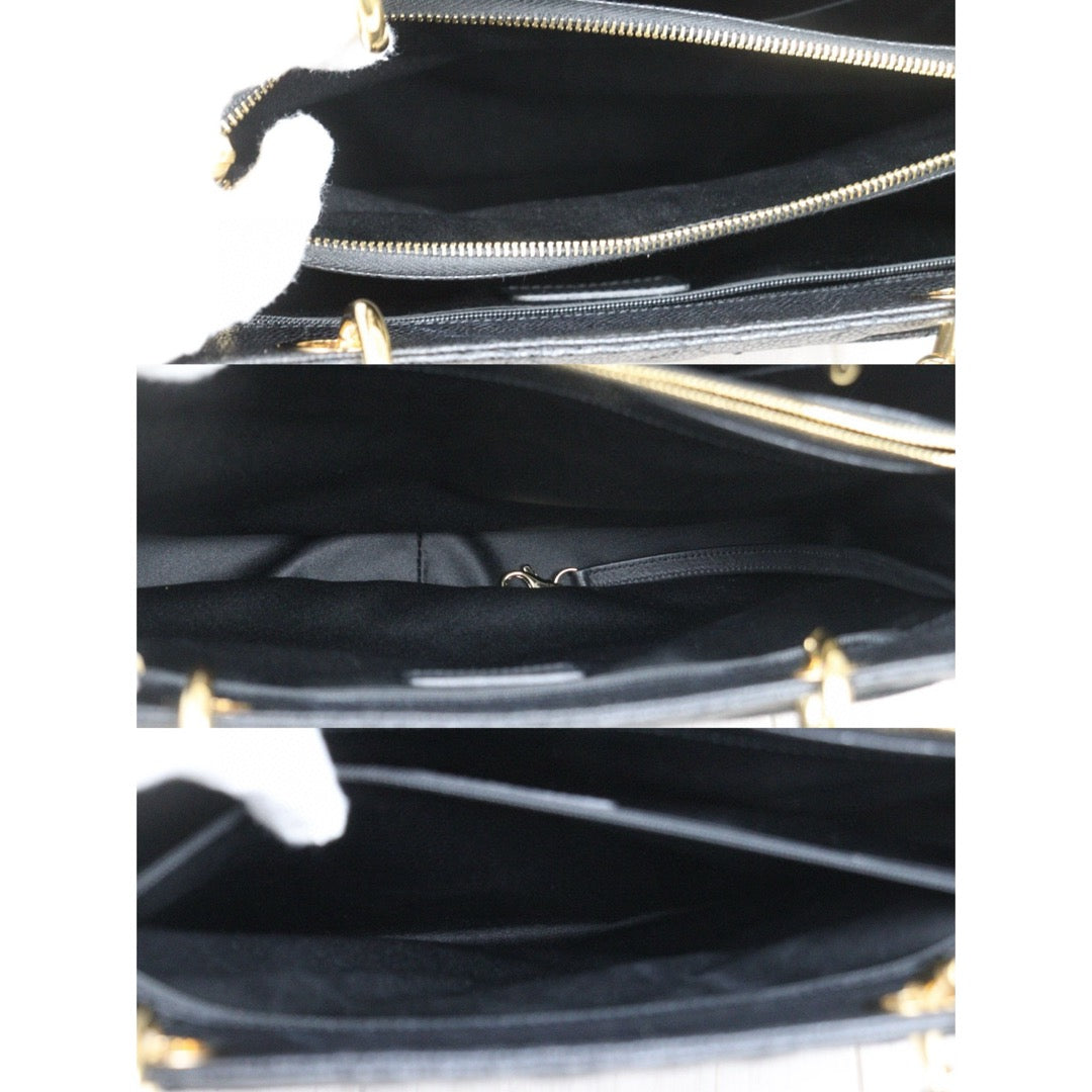 Very Good ( Rank A) ｜ CHANEL Matrasse GST Chain Tote Bag Caviar Skin Black  Made In 2012-2013Year｜H25022414