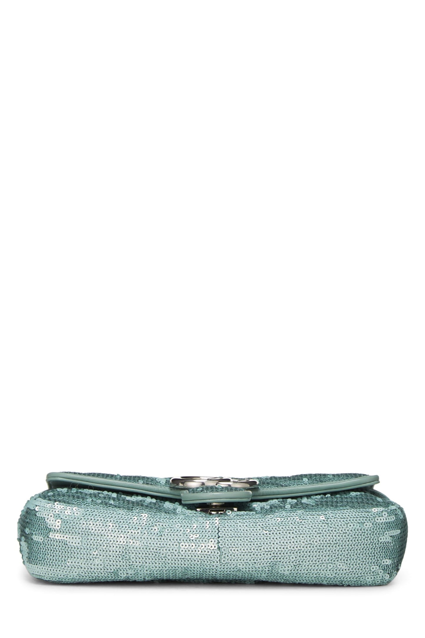 Gucci, Blue Sequin GG Marmont Shoulder Bag Mini, Blue