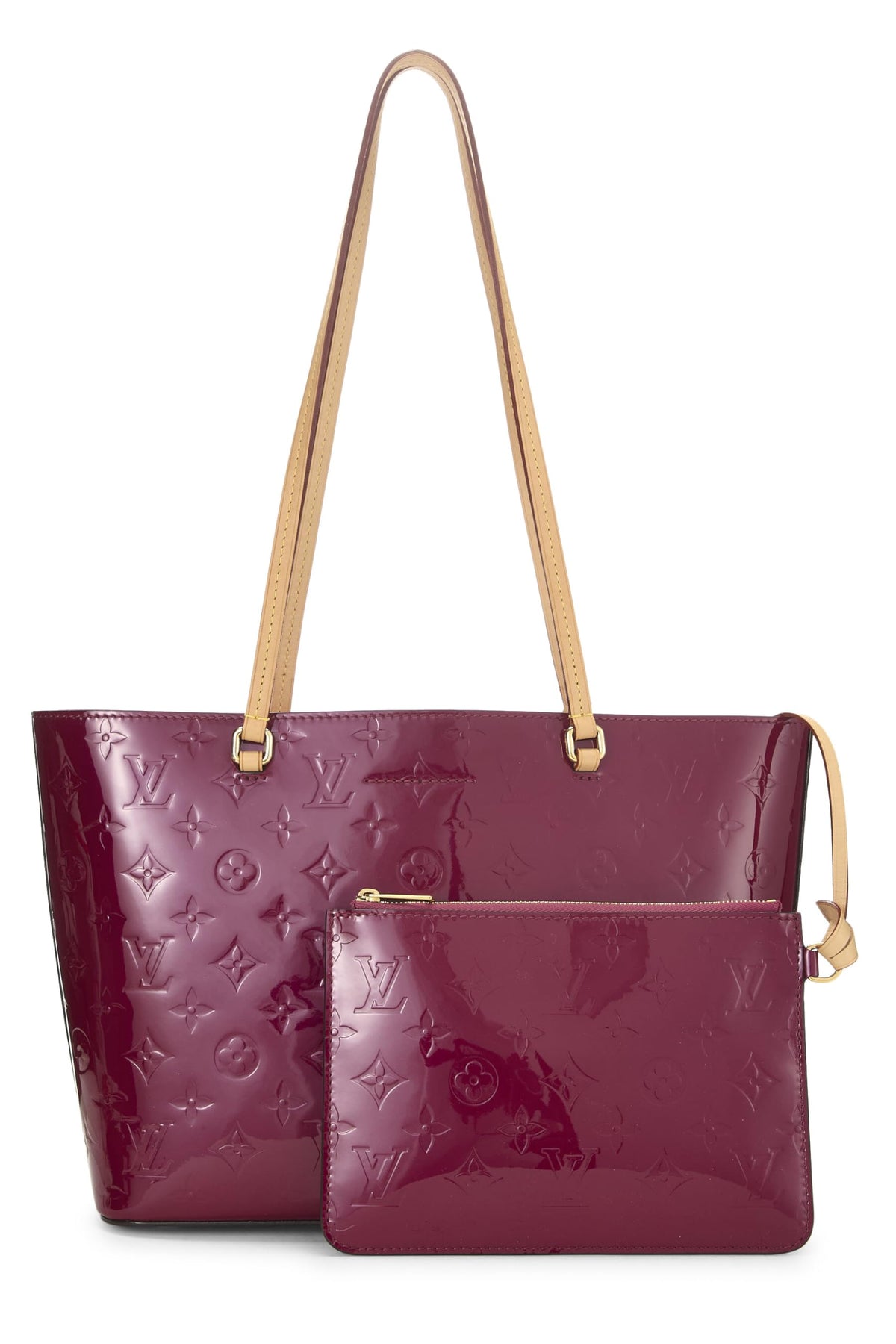 Louis Vuitton,  Pomme D'Amour Vernis Long Beach PM, Purple