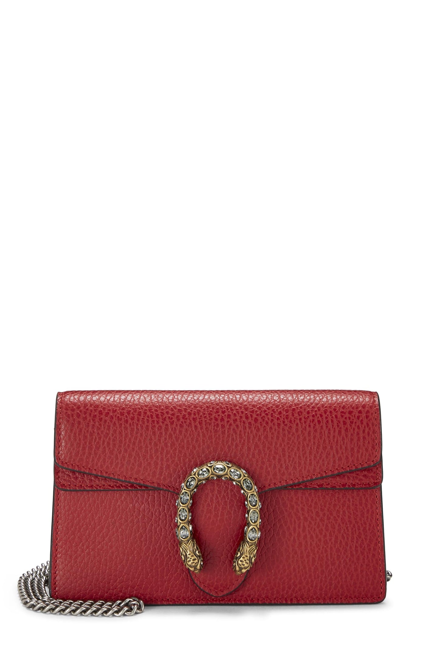 Gucci, Red Leather Dionysus Super Mini, Red