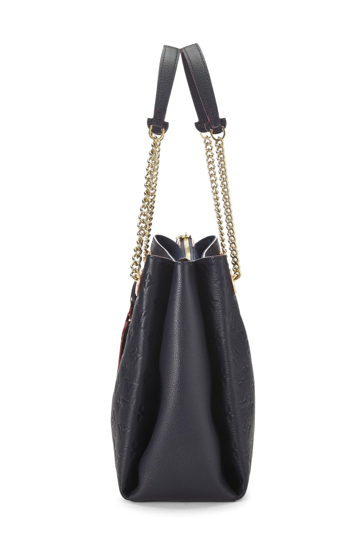 Louis Vuitton,  Blue Infini Monogram Empreinte Surene MM, Navy