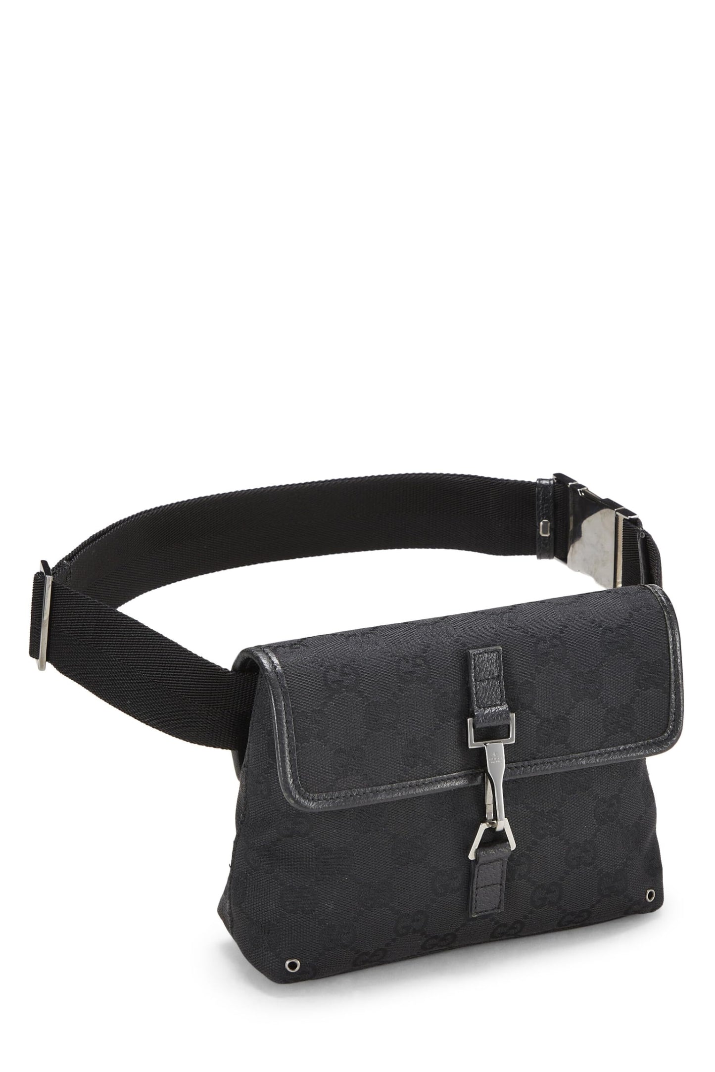Gucci, Black GG Canvas Kandinsky Waist Pouch Small, Black