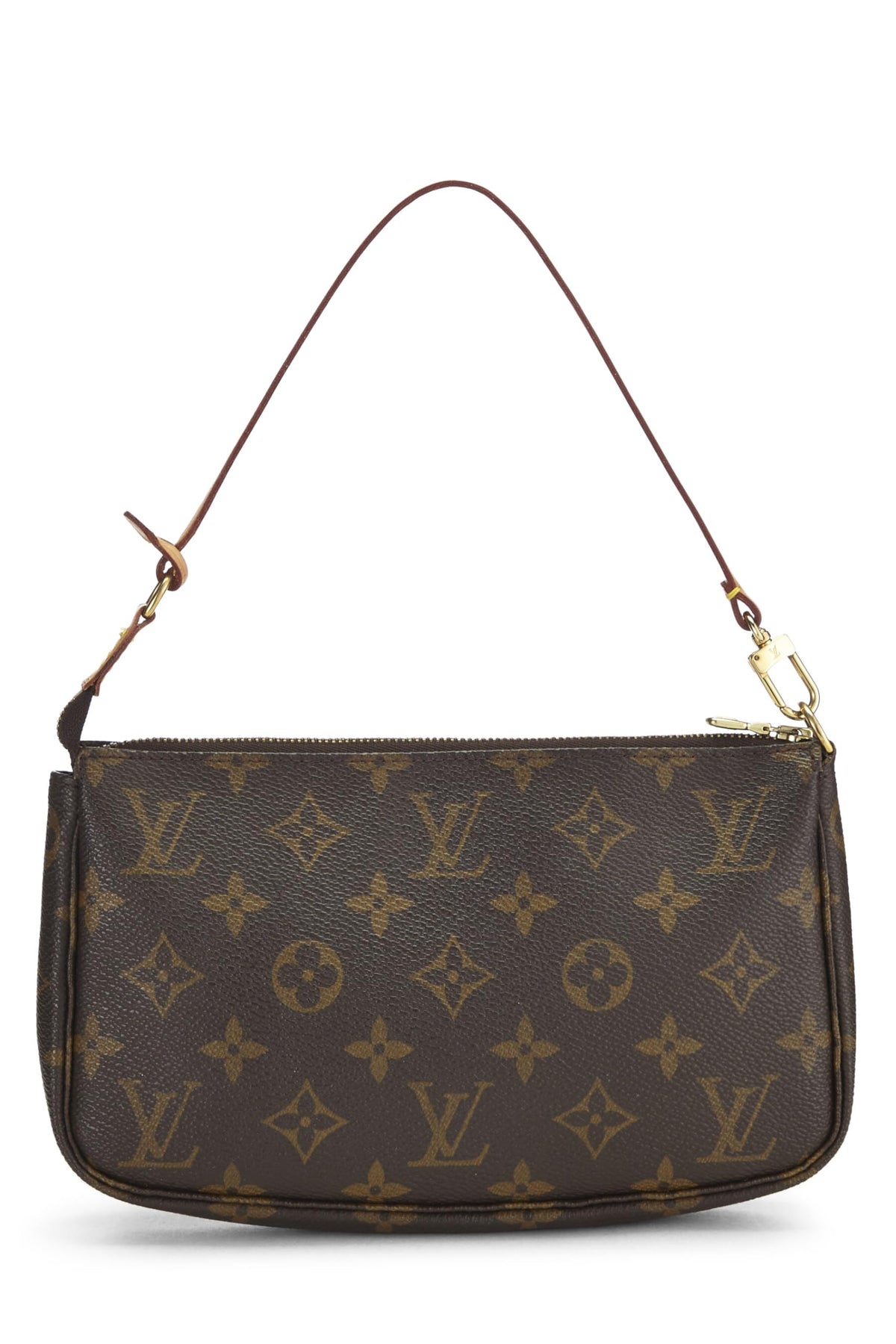 Louis Vuitton,  Monogram Canvas Pochette Accessoires, Brown