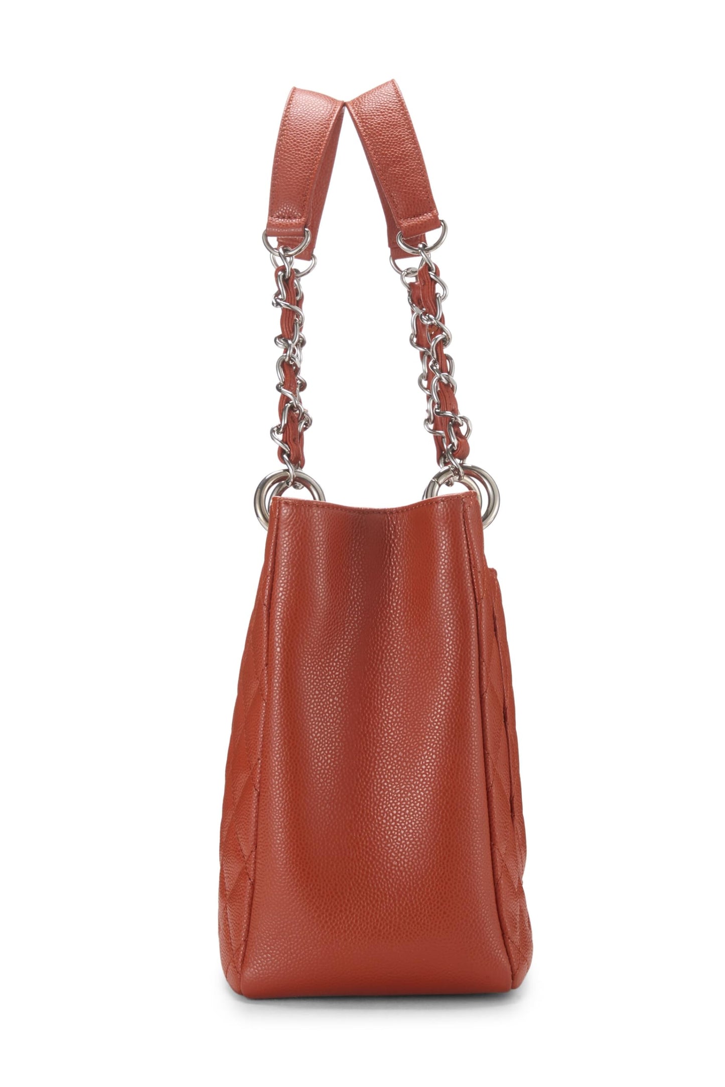 Chanel,  Orange Caviar Grand Shopping Tote (GST), Orange