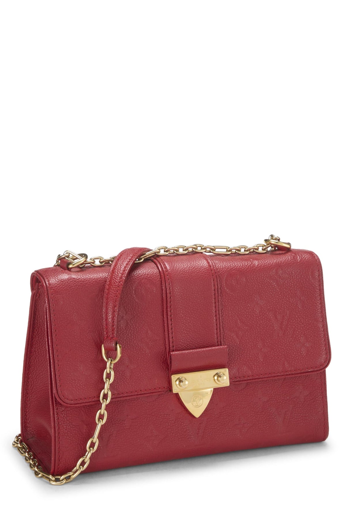 Louis Vuitton,  Cherry Monogram Empreinte Saint Sulpice PM, Red