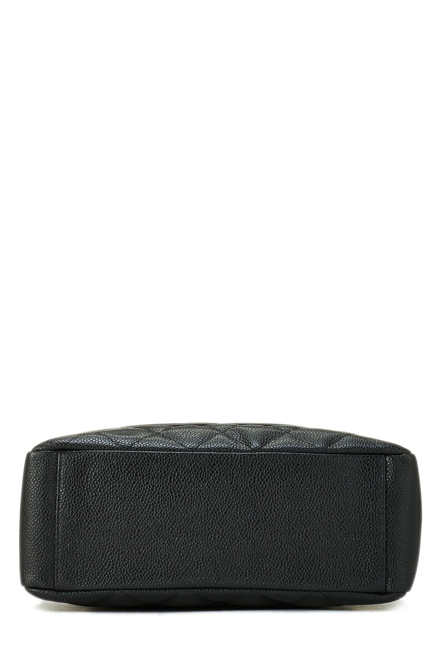 Chanel,  Black Quilted Caviar Petite Shopping Tote (PST), Black