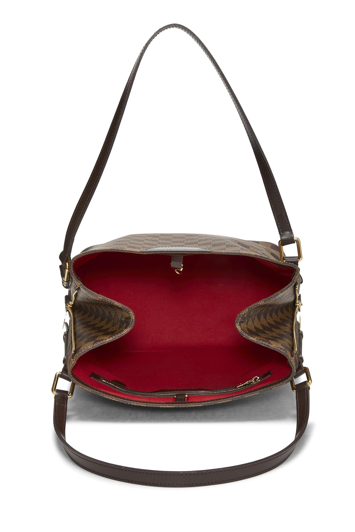Louis Vuitton,  Damier Ebene Cabas Rivington, Brown
