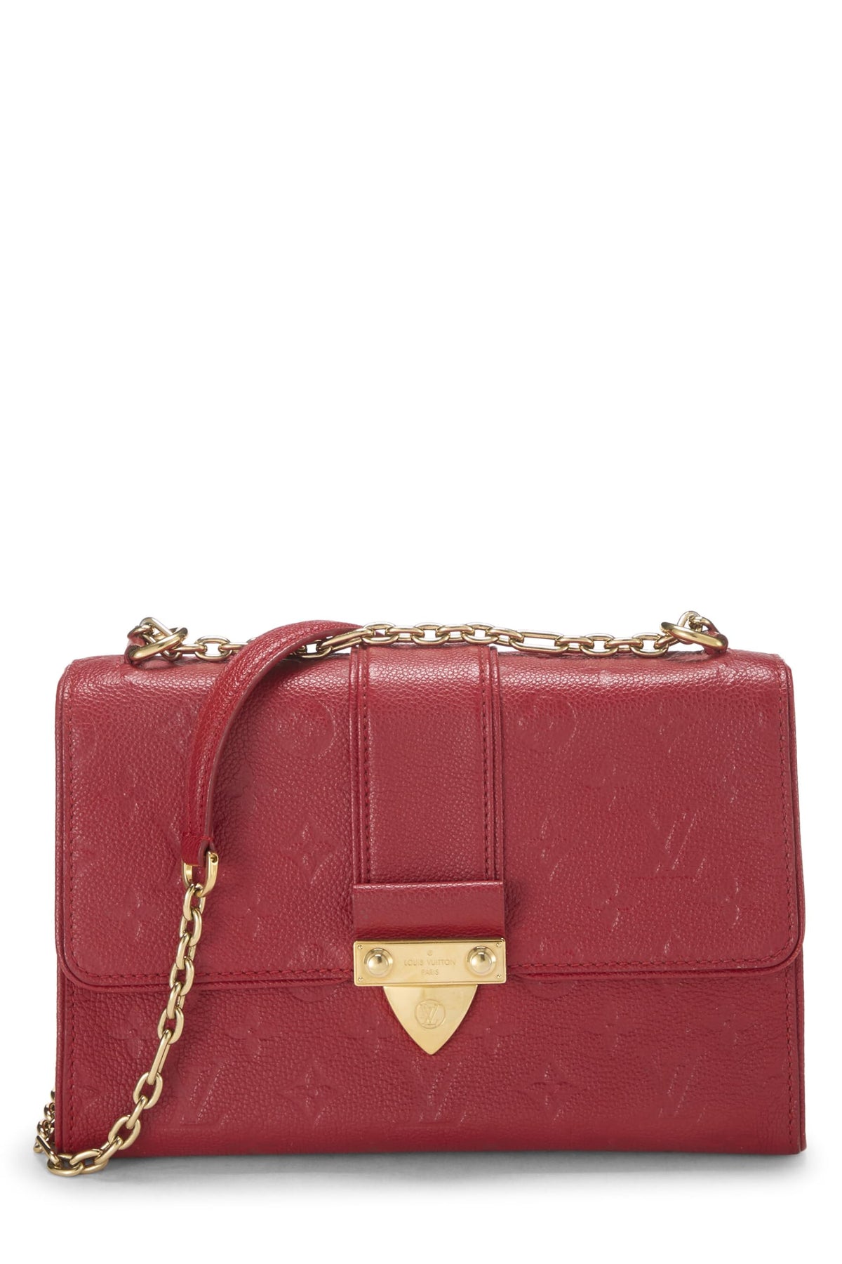 Louis Vuitton,  Cherry Monogram Empreinte Saint Sulpice PM, Red