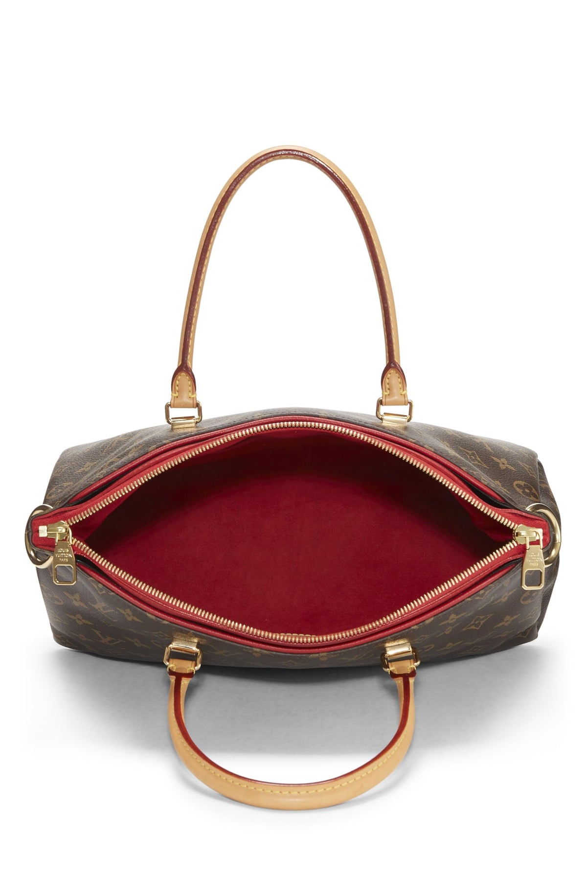 Louis Vuitton,  Red Monogram Canvas Pallas, Red