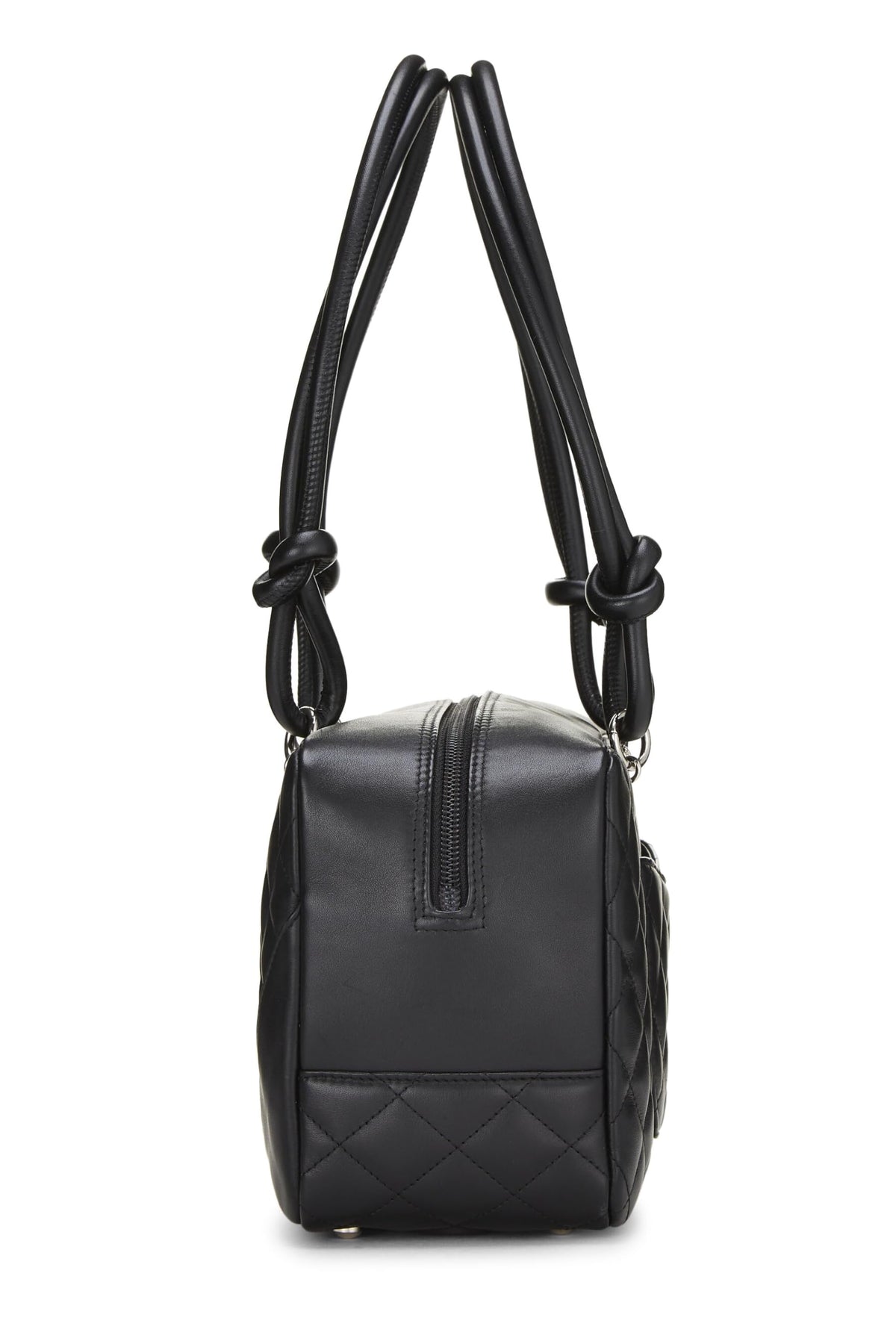 Chanel,  Black Calfskin Cambon Bowler, Black