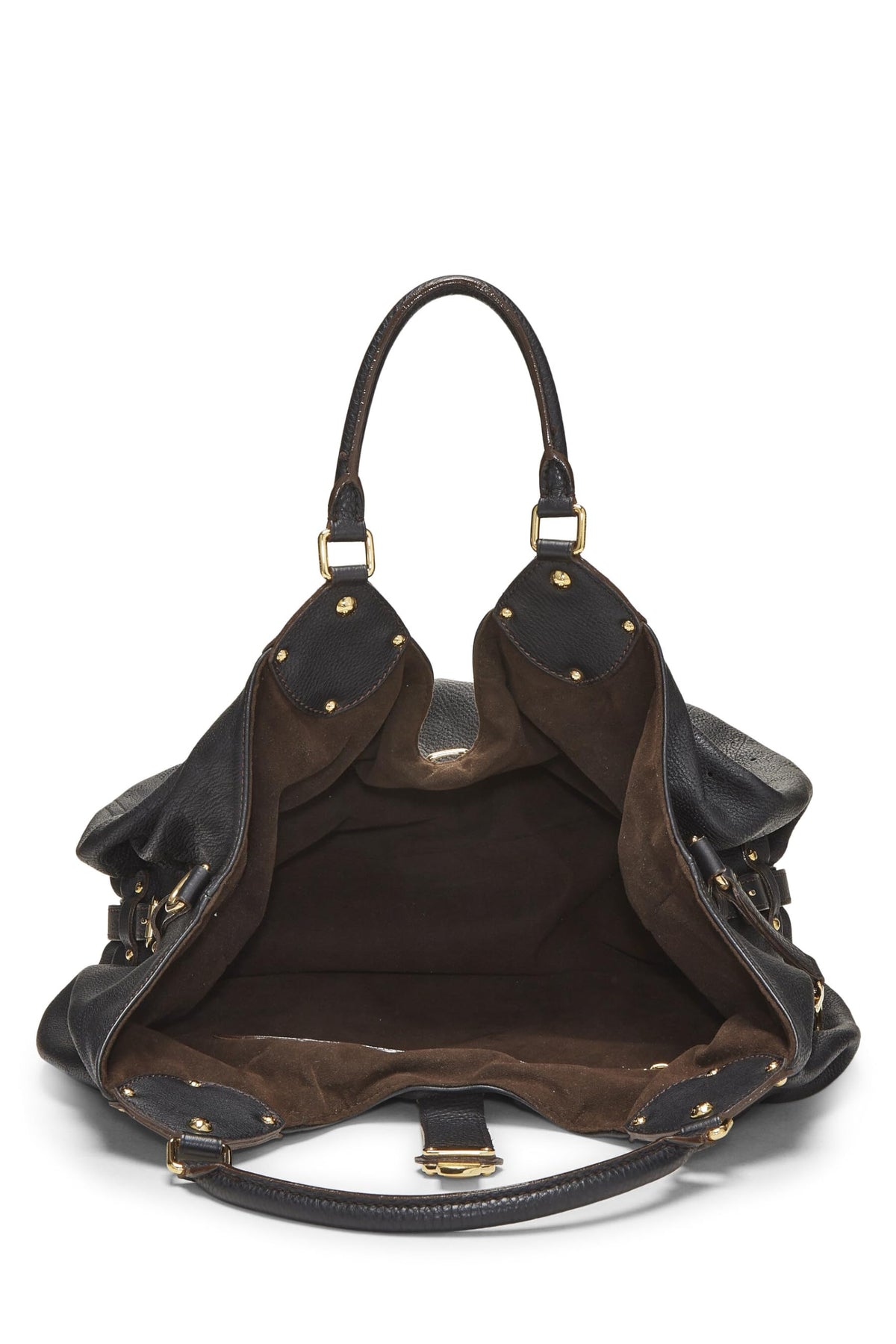 Louis Vuitton,  Black Monogram Mahina XL, Black