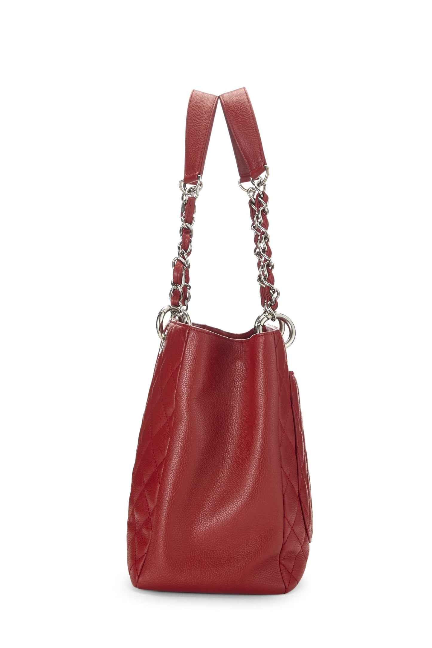 Chanel,  Red Caviar Grand Shopping Tote (GST), Red