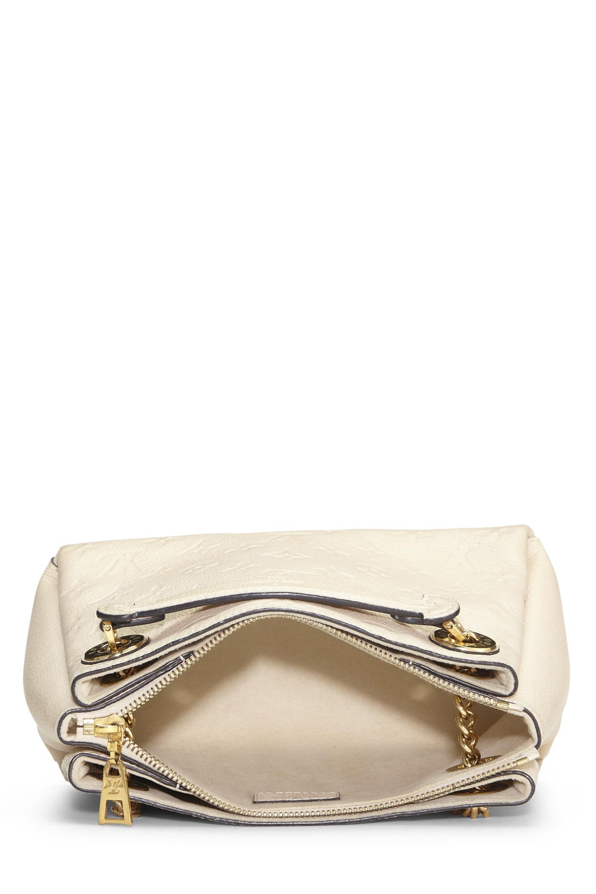 Louis Vuitton,  Neige Monogram Empreinte Surene BB, Cream
