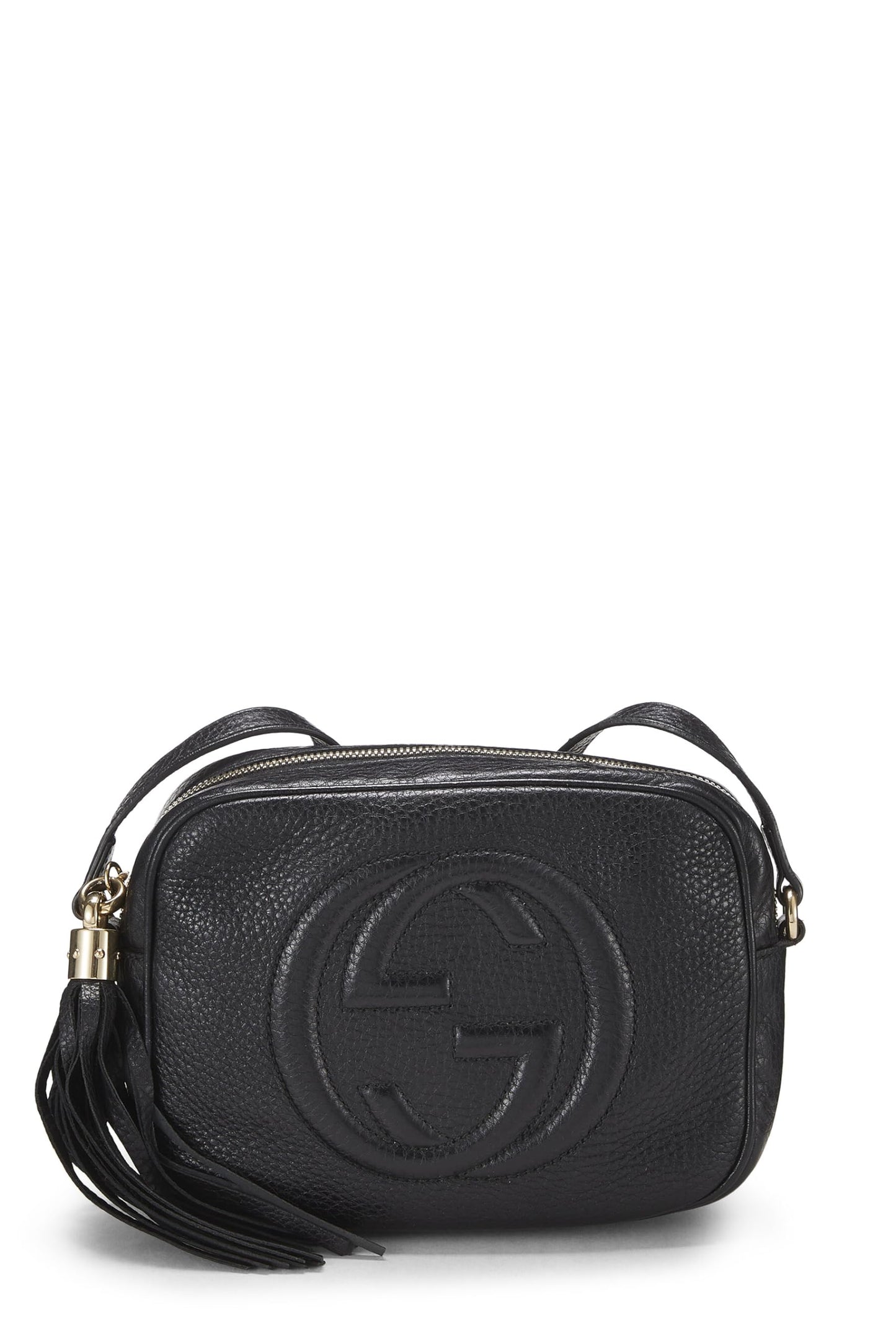 Gucci, Black Leather Soho Disco Bag, Black