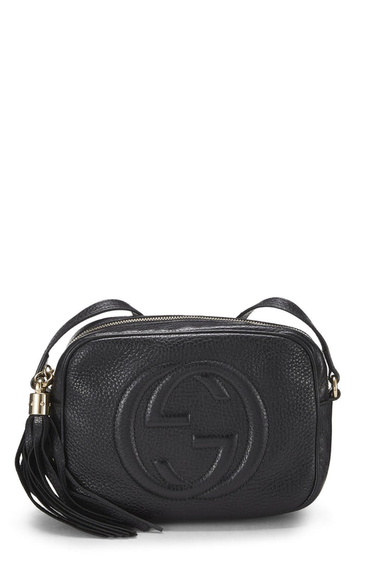 Gucci, Black Leather Soho Disco Bag, Black