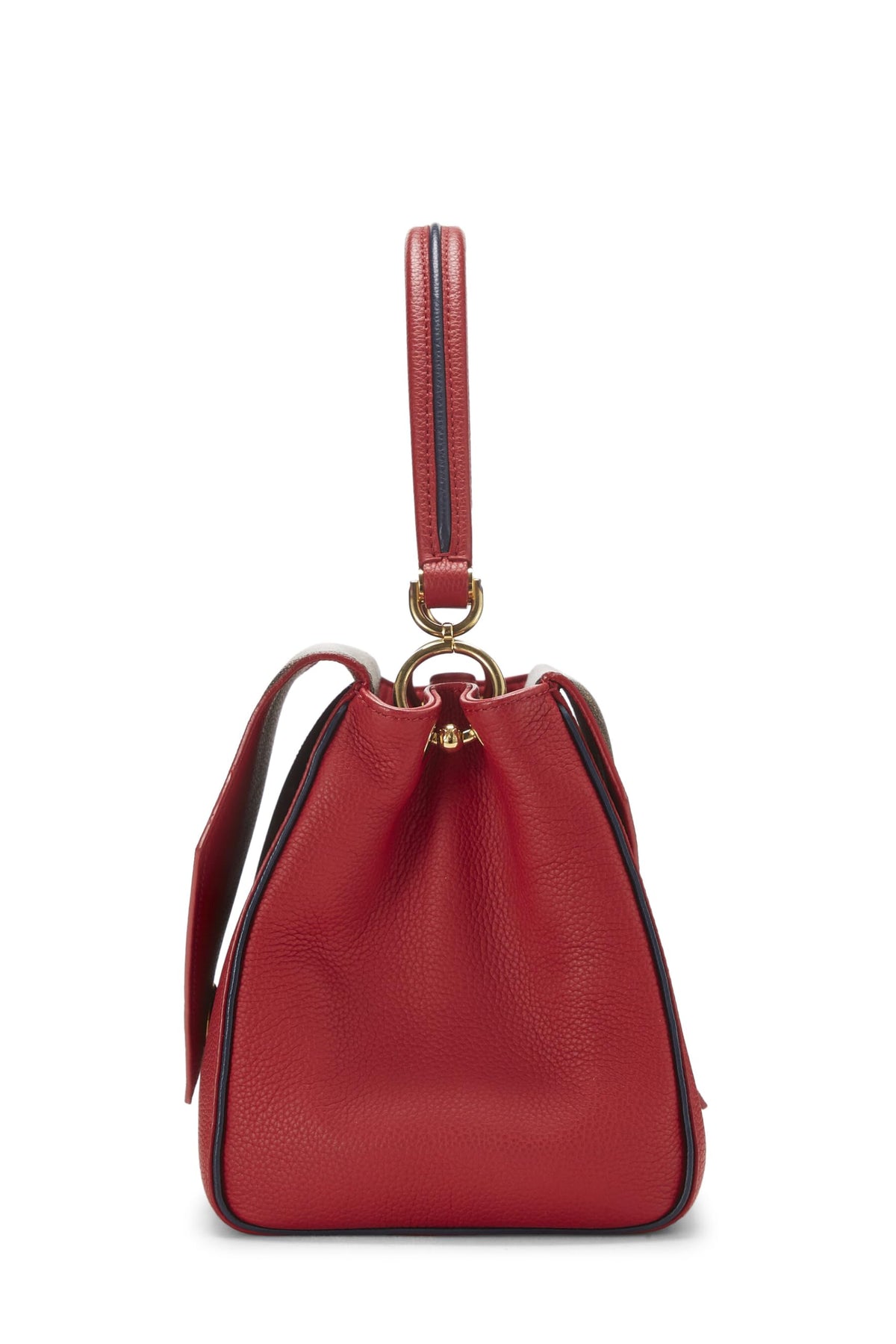 Louis Vuitton,  Red Monogram Leather Double V Bag, Red