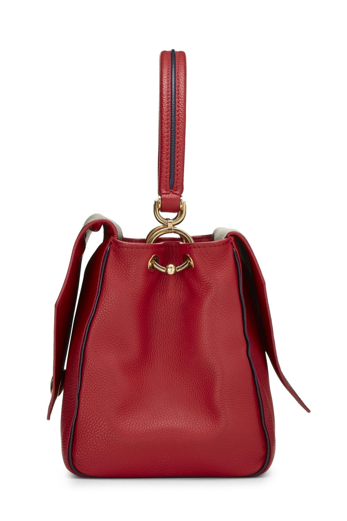 Louis Vuitton,  Red Monogram Leather Double V Bag, Red