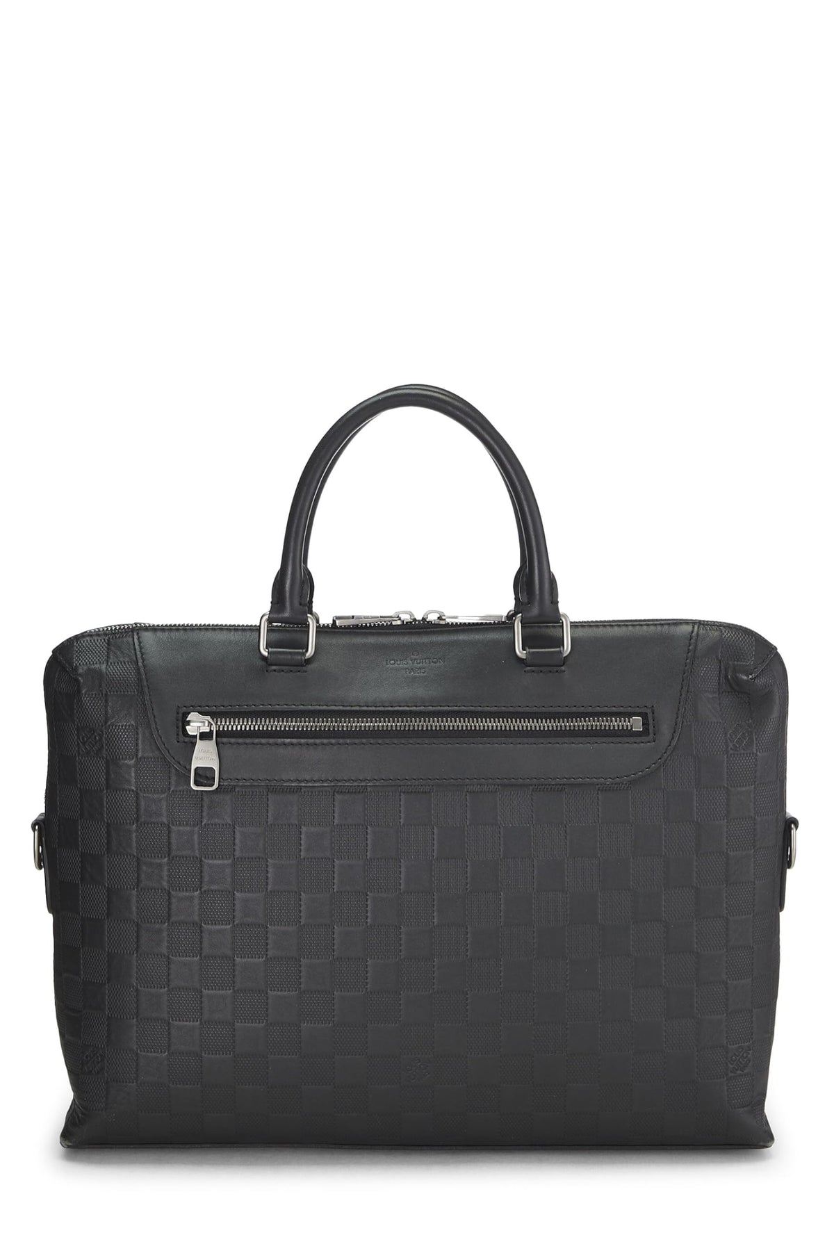 Louis Vuitton,  Black Damier Infini Porte Documents Jour, Black