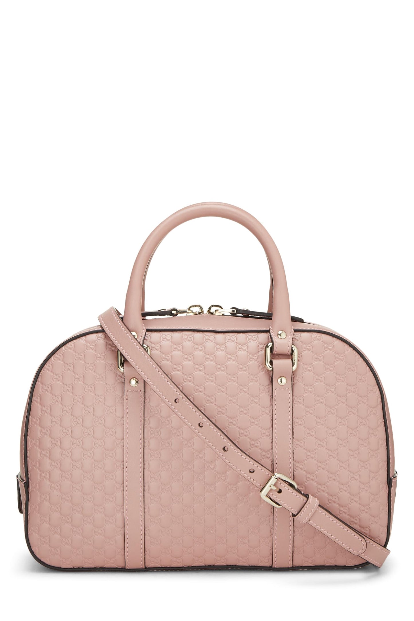 Gucci, Pink Microguccissima Leather Convertible Handbag, Pink
