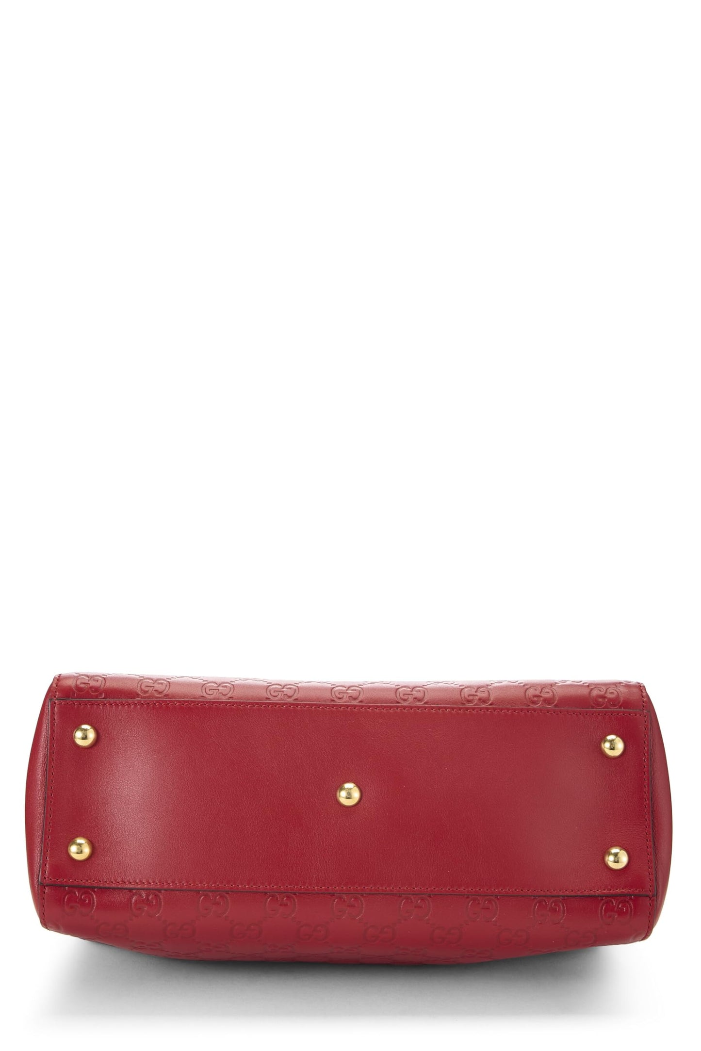 Gucci, Red Leather Guccissima Soft Chain Tote Medium, Red