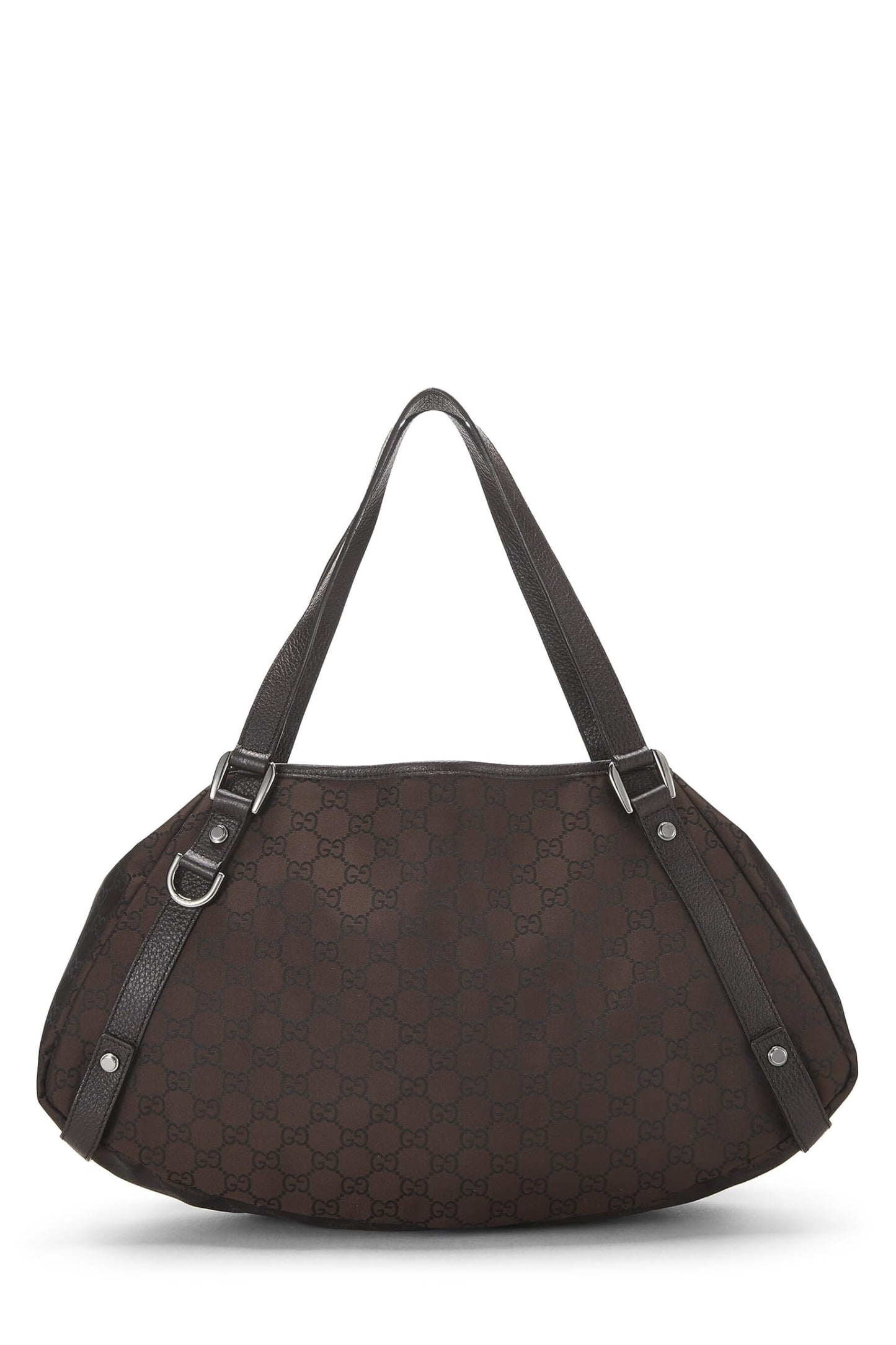Gucci, Brown GG Nylon Abbey Tote Large, Brown