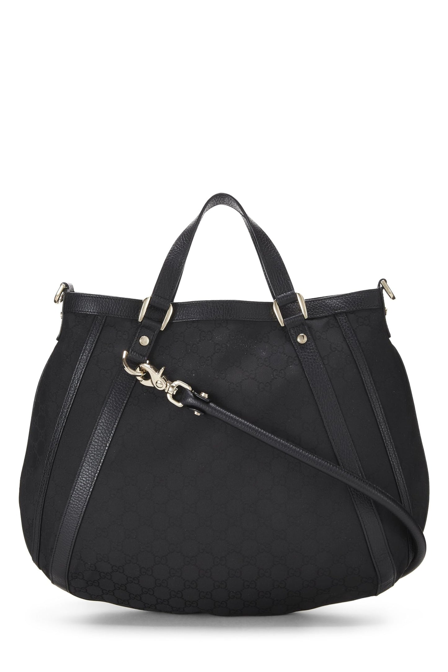 Gucci, Brown GG Denim Convertible Hobo Large, Brown