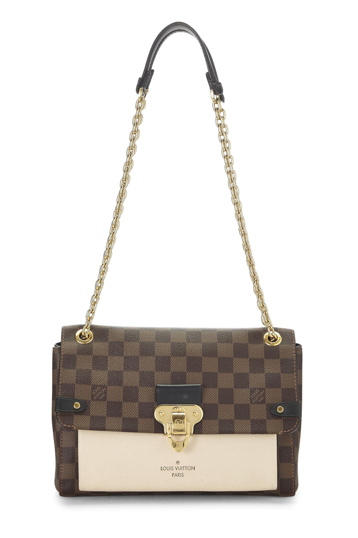 Louis Vuitton,  Beige Damier Ebene Vavin PM NM, Beige