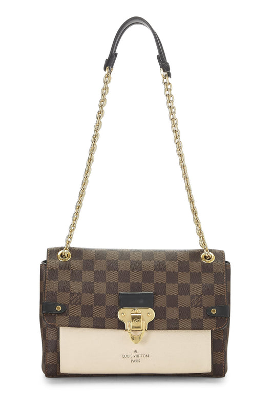 Louis Vuitton,  Beige Damier Ebene Vavin PM NM, Beige