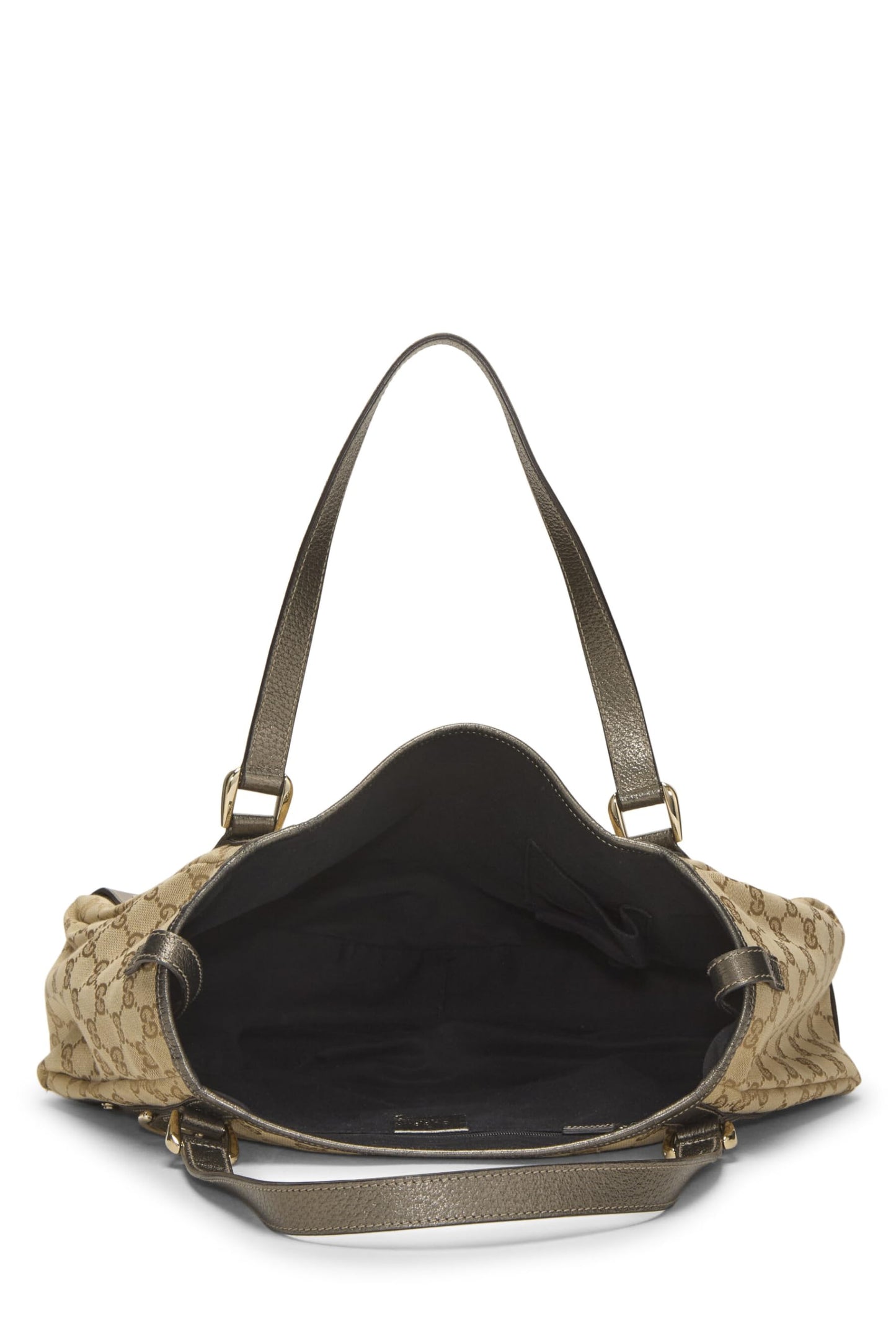 Gucci, Grey Original GG Canvas Abbey Tote, Grey