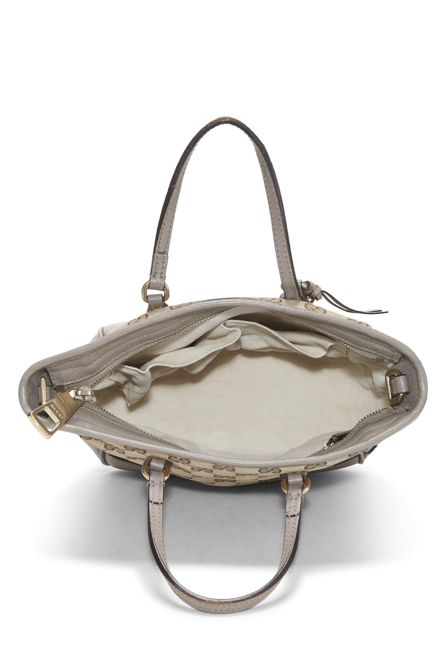 Gucci, Grey Original GG Canvas Bree Tote Small, Grey