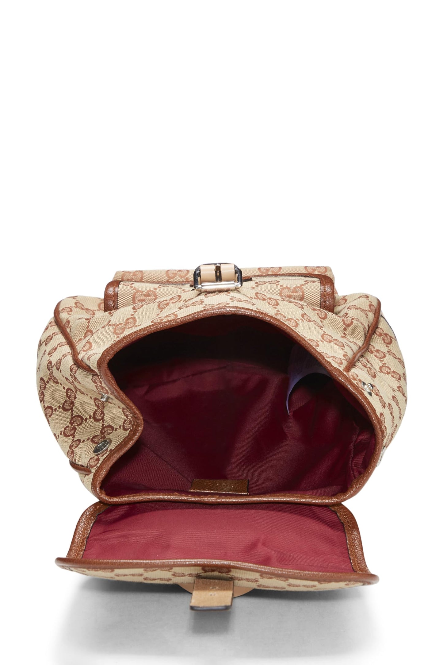 Gucci, Original GG Canvas Kids Backpack, Brown