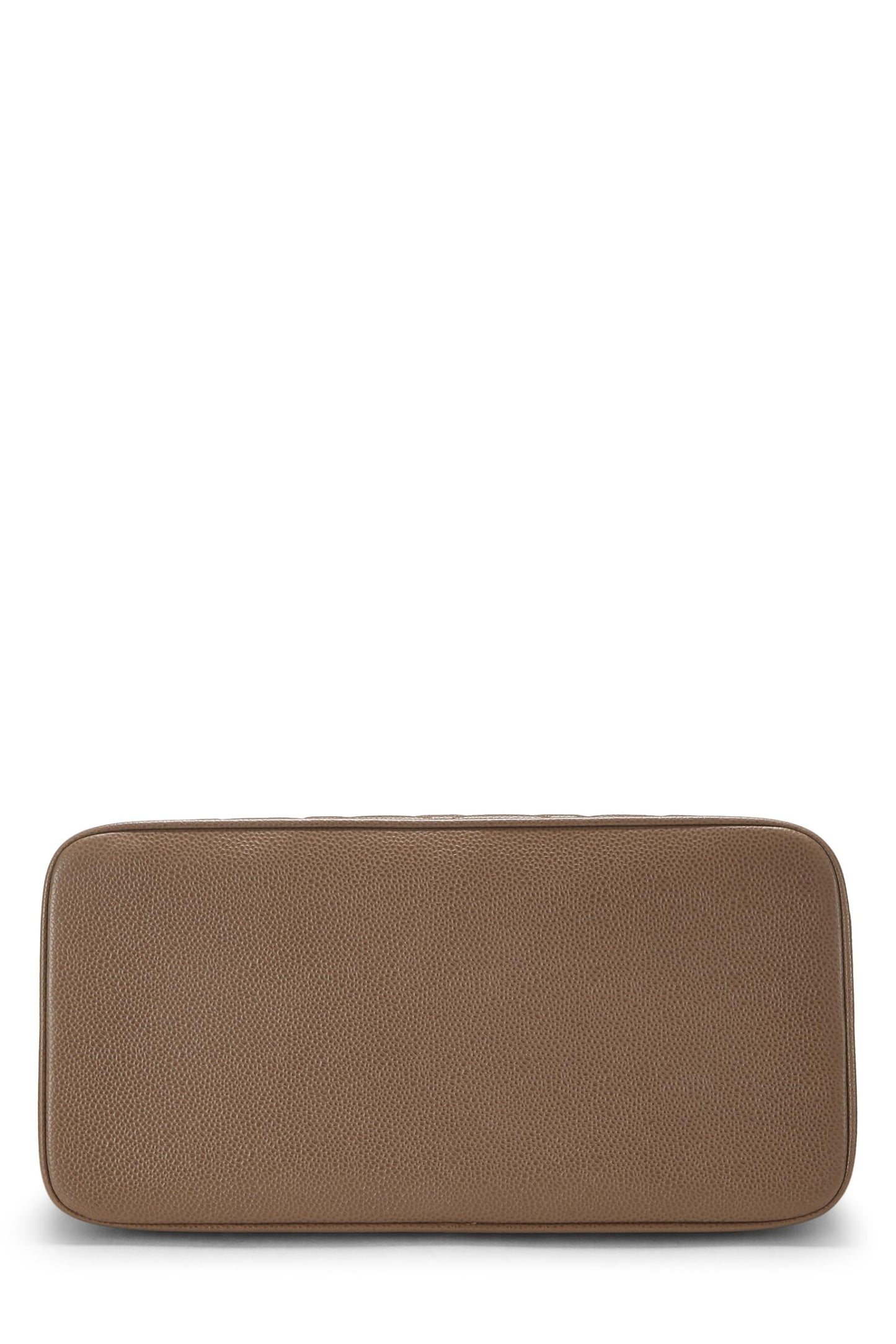 Chanel,  Brown Quilted Caviar Medallion Tote, Brown