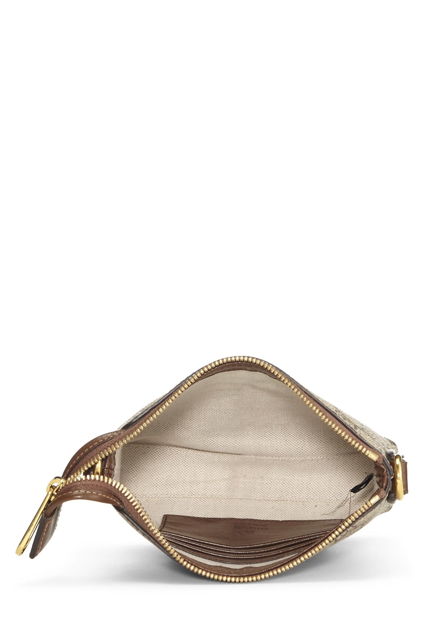 Gucci, Original GG Supreme Canvas Convertible Wristlet, Brown