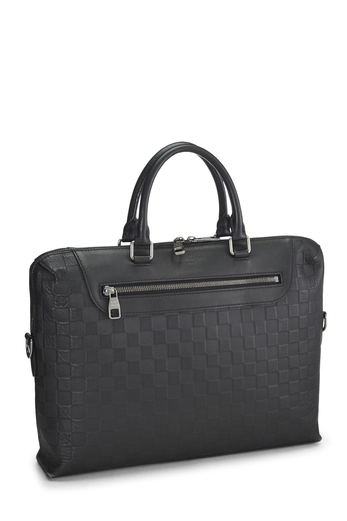 Louis Vuitton,  Black Damier Infini Porte Documents Jour, Black