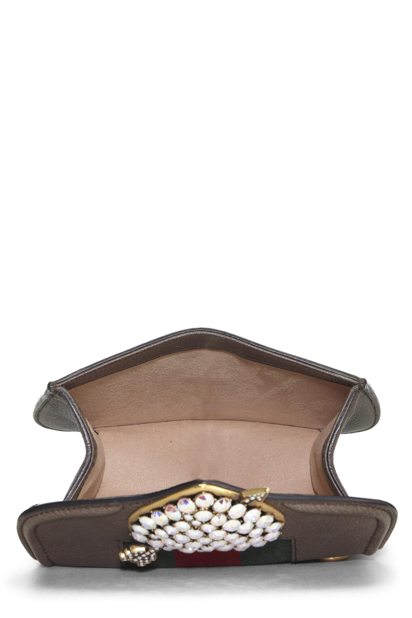 Gucci, Brown Leather Linea Shoulder Bag Small, Brown