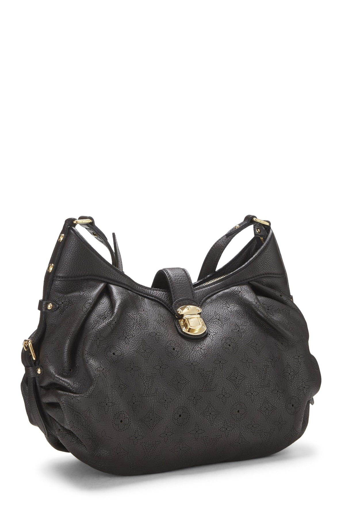 Louis Vuitton,  Brown Monogram Mahina Leather XS, Brown