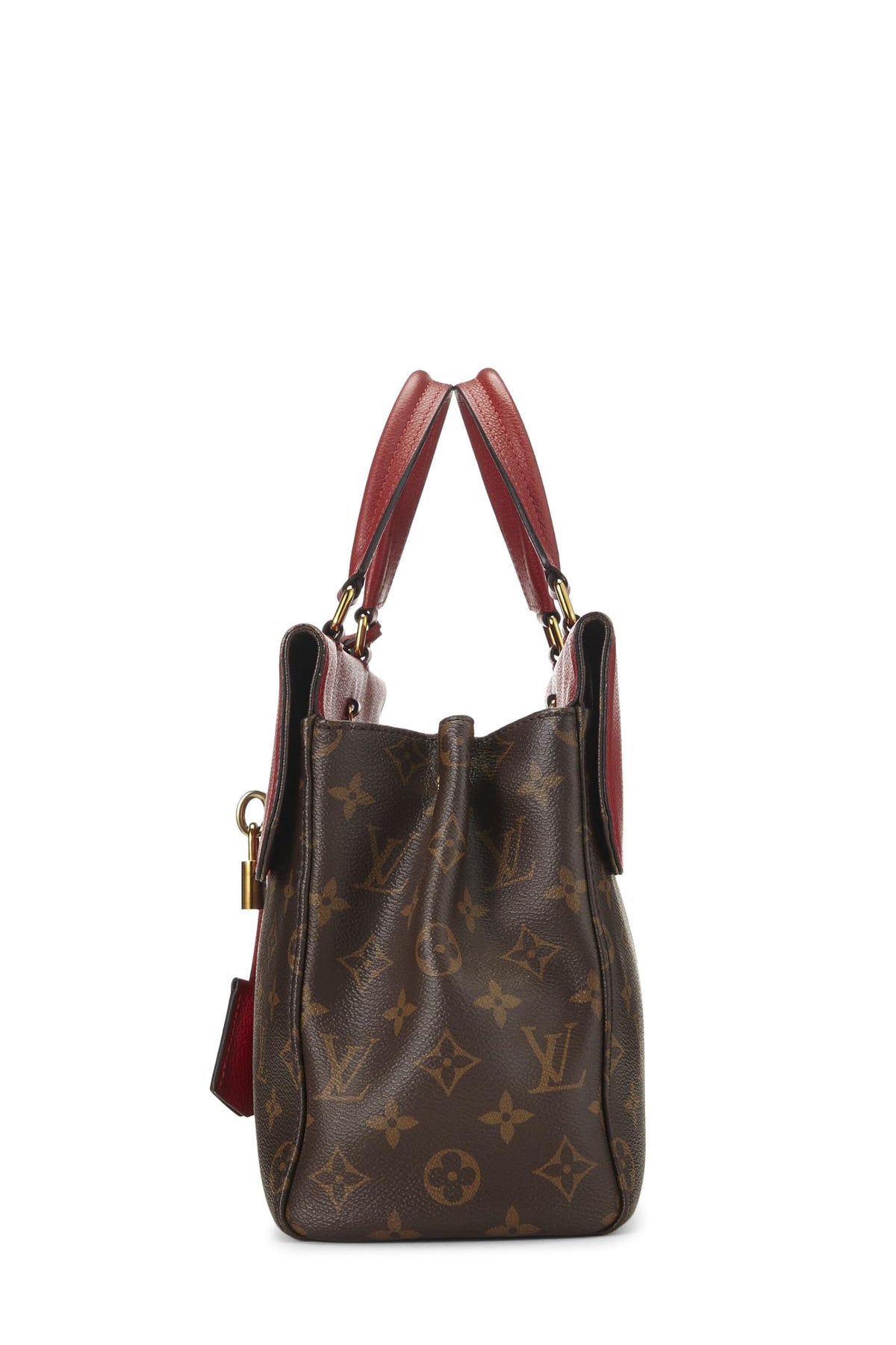 Louis Vuitton,  Navy Monogram Canvas Venus, Red