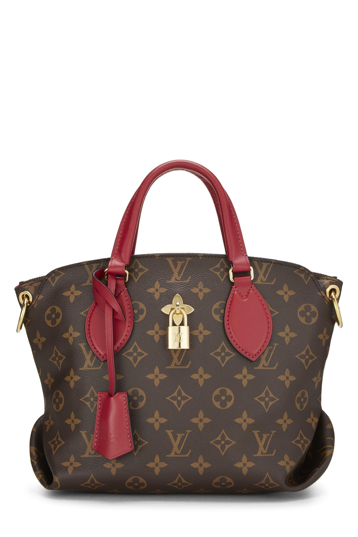 Louis Vuitton,  Red Monogram Flower Zip Tote PM, Red