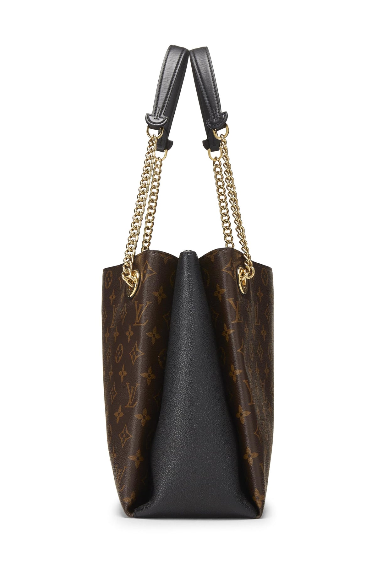 Louis Vuitton,  Black Monogram Canvas Surene MM, Black