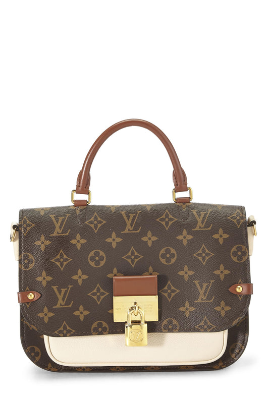 Louis Vuitton,  Beige Monogram Canvas Marignan, Beige