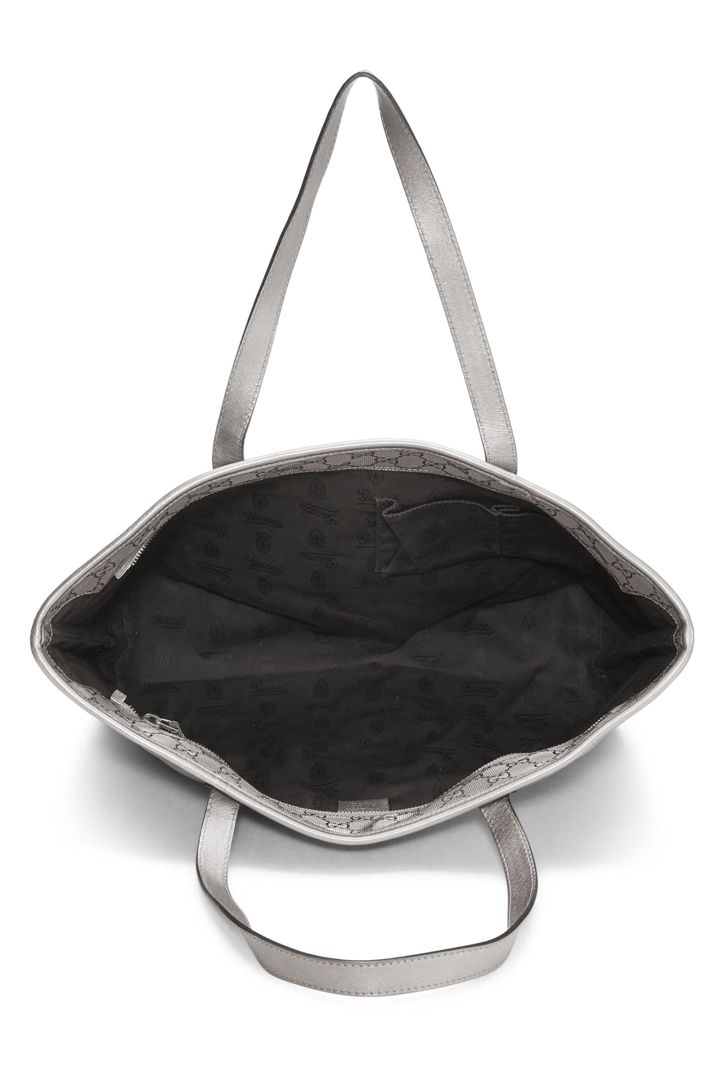 Gucci, Silver GG Imprime Tote Small, Silver