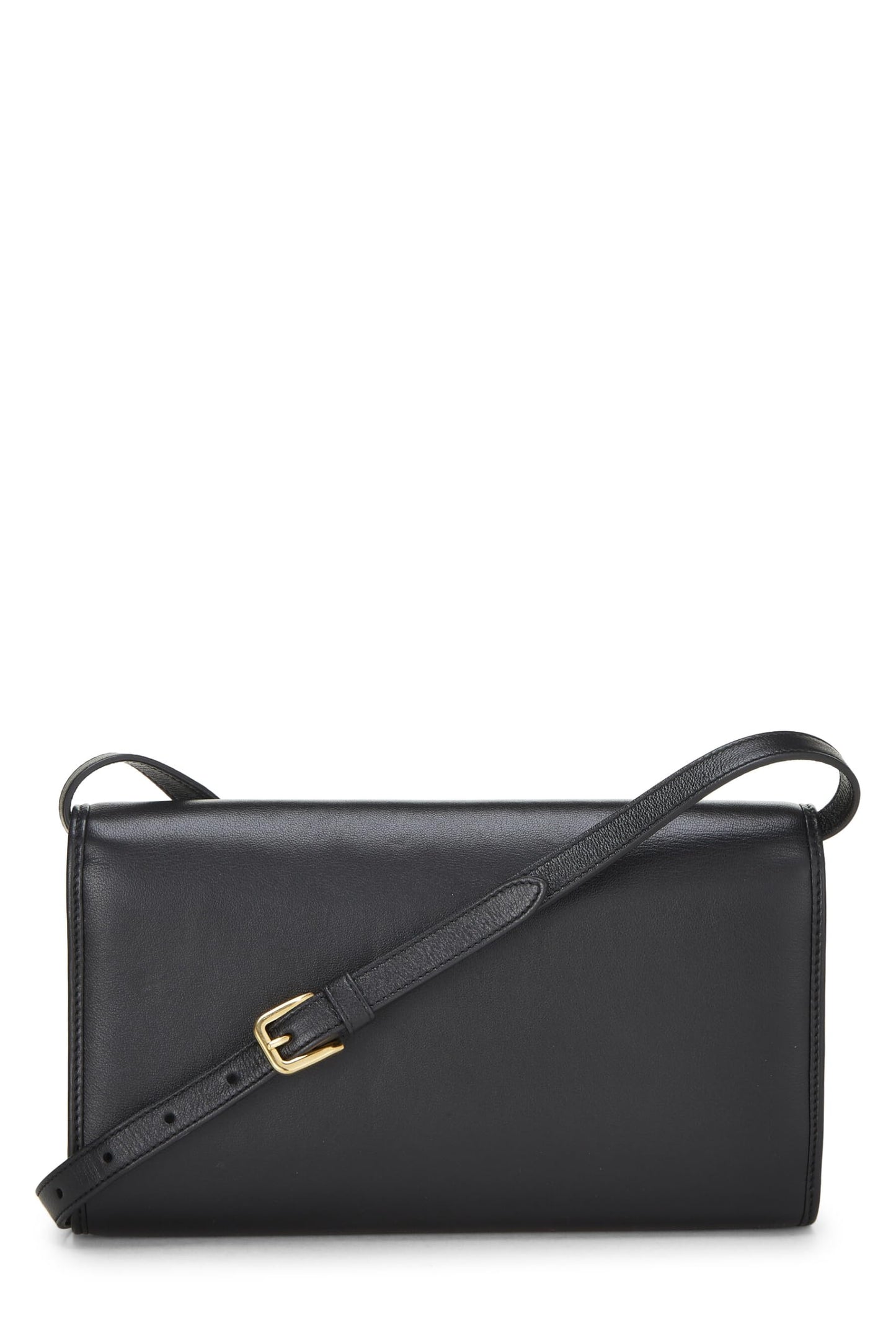 Gucci, Black Leather Matisse Convertible Clutch, Black