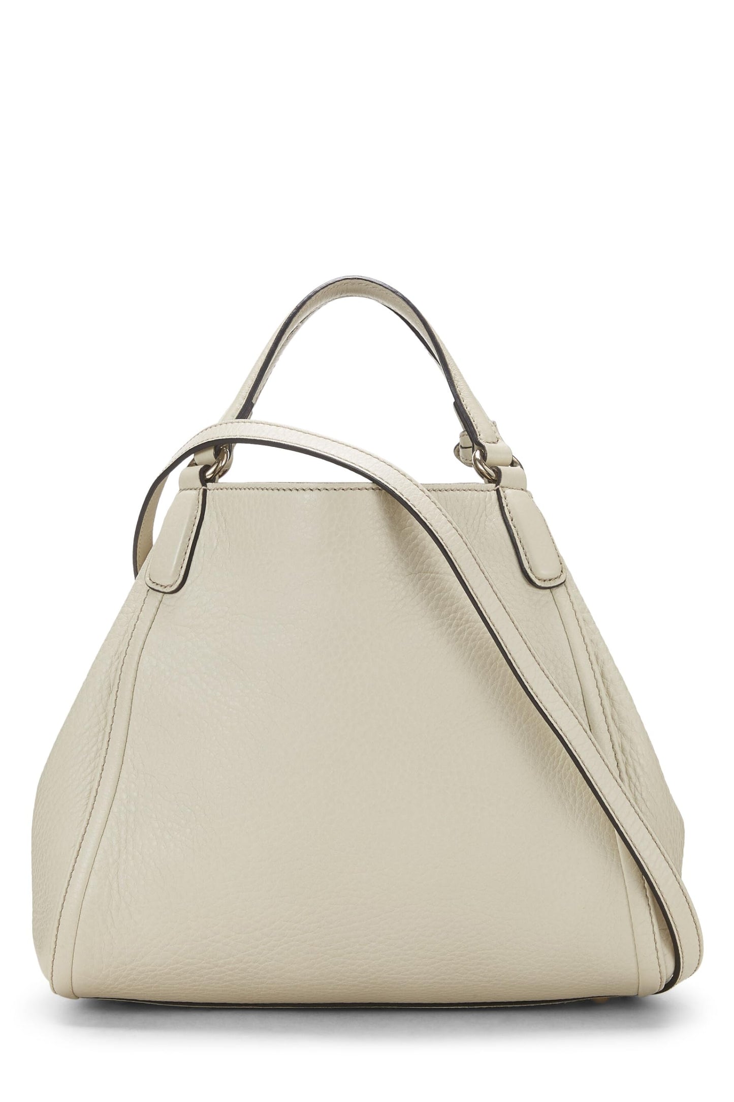 Gucci, White Leather Soho Convertible Shoulder Bag Small, White