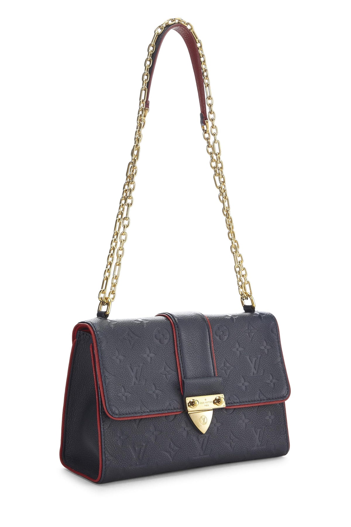 Louis Vuitton,  Bleu Infini Monogram Empreinte Saint Sulpice PM, Navy