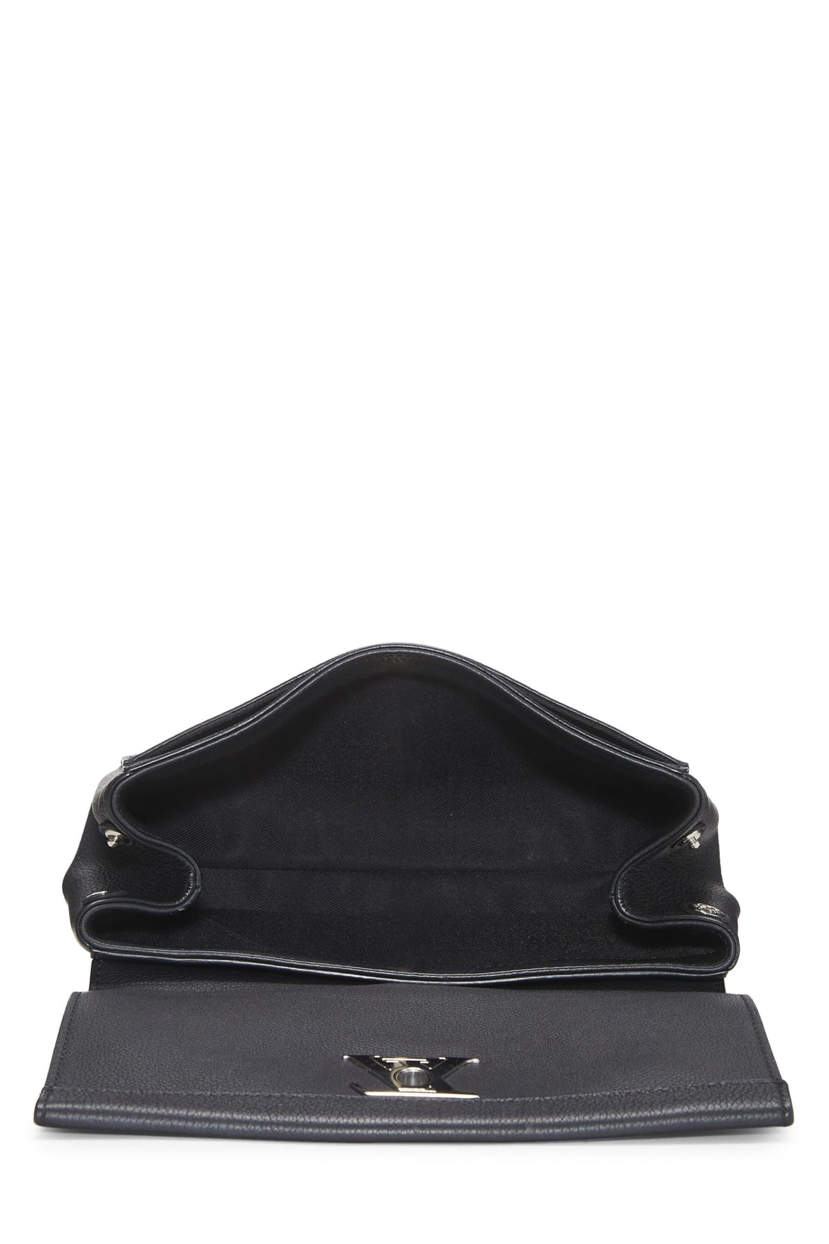 Louis Vuitton,  Black leather Lockme II BB, Black